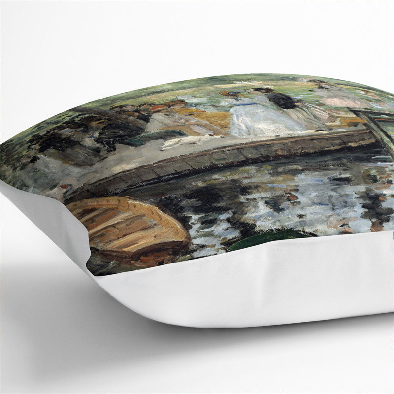 La Grenouillere Scatter Cushion with Filling, 55cm H x 55cm W x 20cm D, White