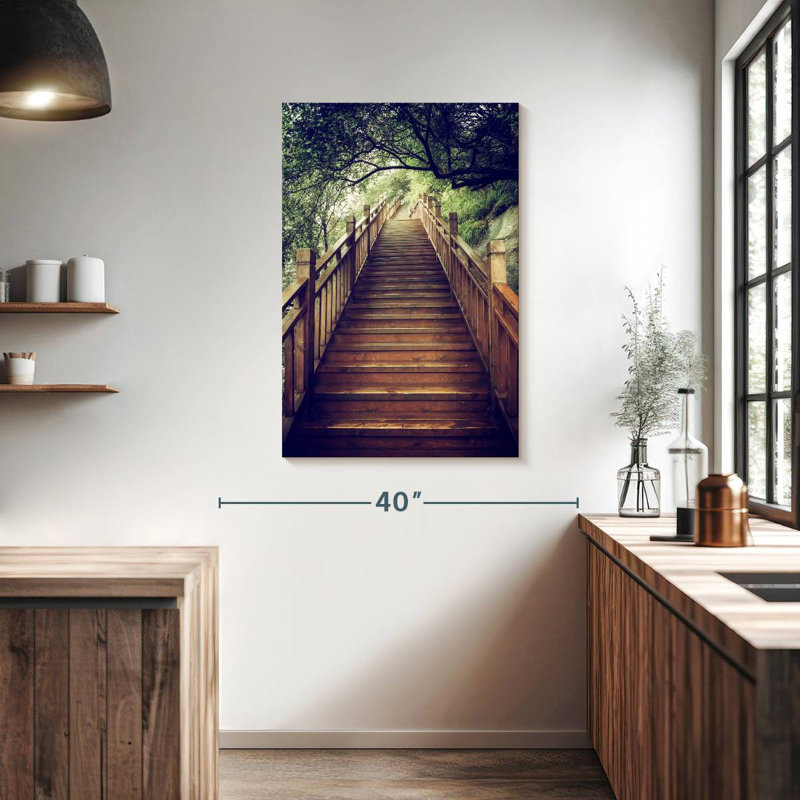 Escalier en bois Lilie Mountain, H 39 po x l 26 po