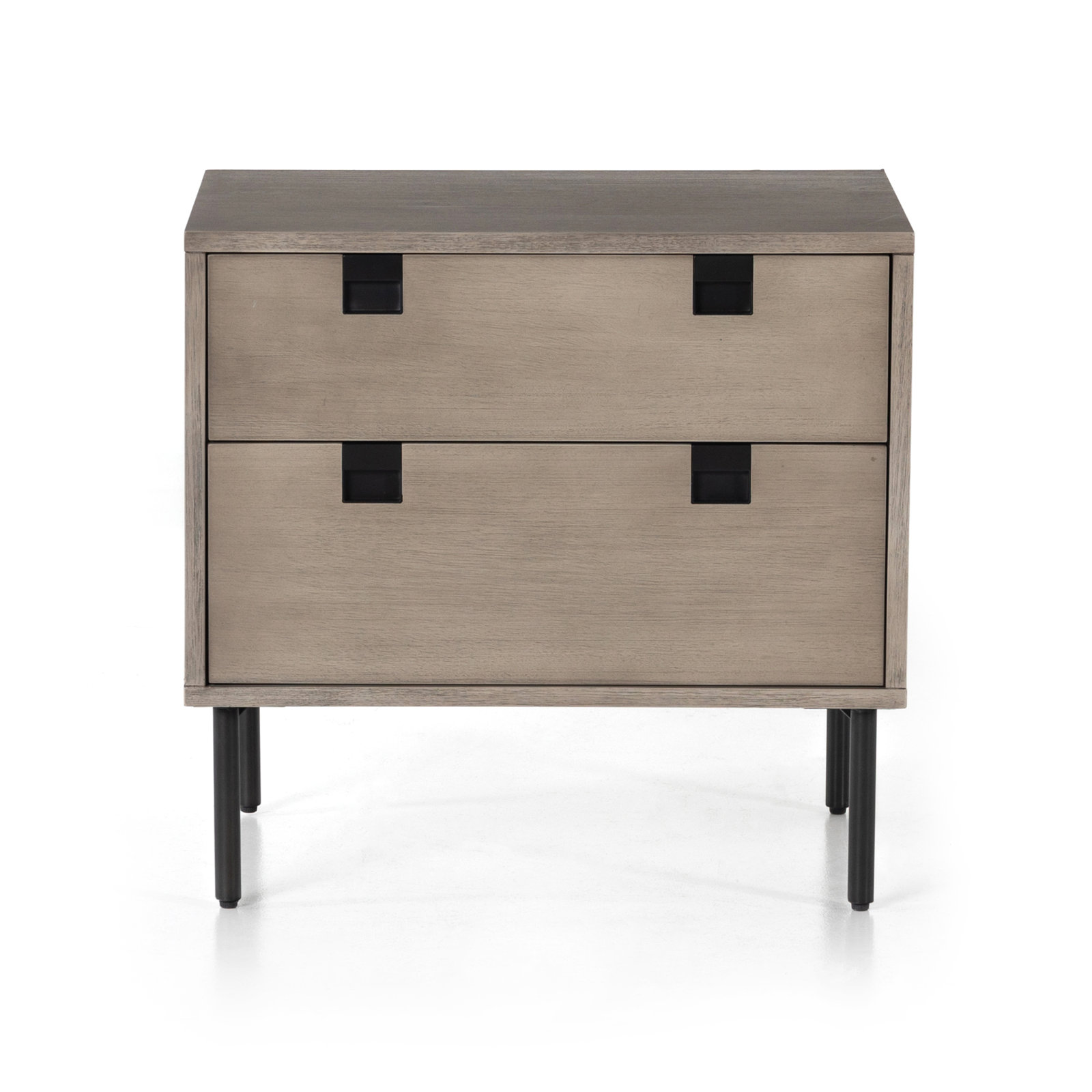 2-Drawer Acacia Nightstand