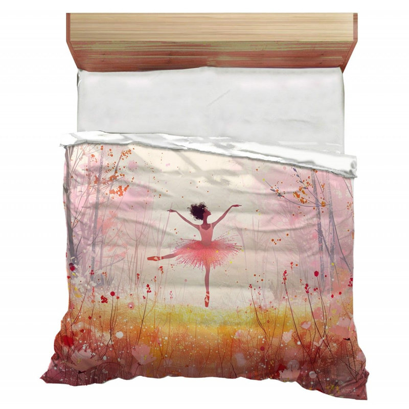 Édredon Ballerina Bedding Performing Arts Graceful Dance_12362, Édredon simple