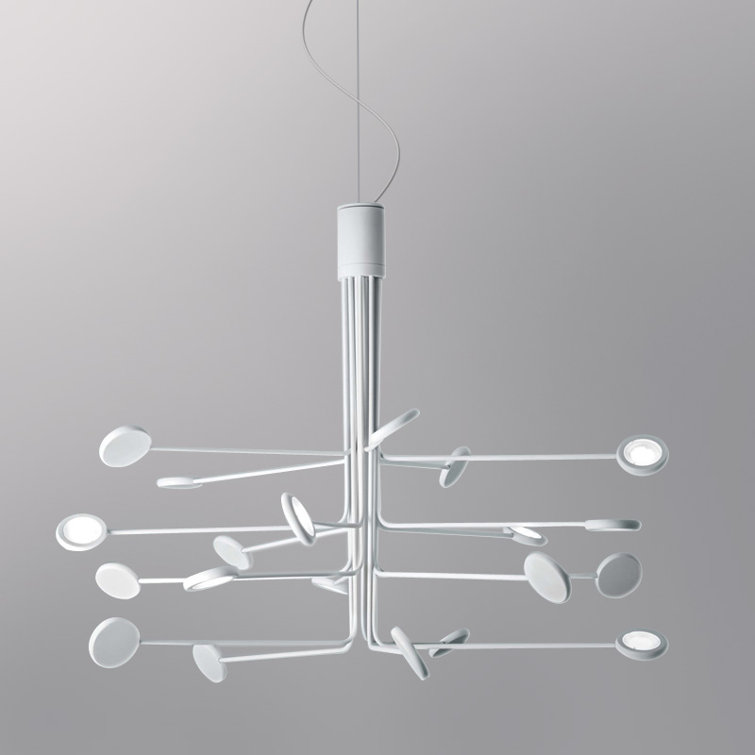 Arbor 20-Light LED Sputnik Modern Linear Chandelier