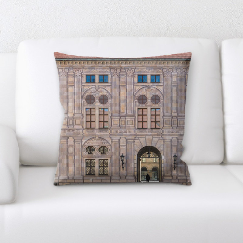 Coussin papier effet loeil