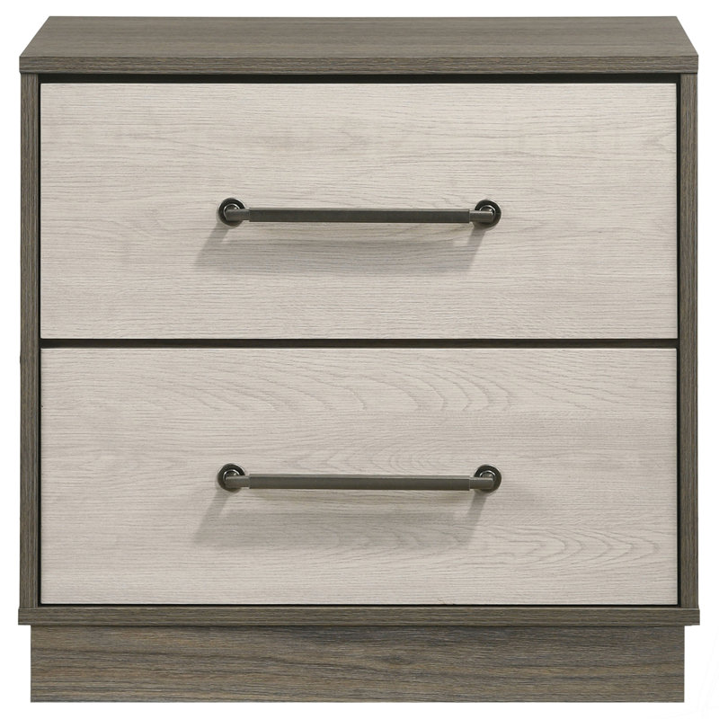 Table de chevet 2 tiroirs Edmondson