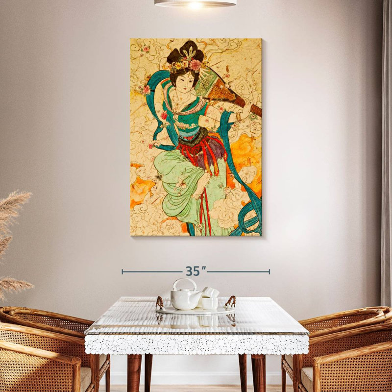 Musicienne chinoise Leisha, H 48 po x l 32 po