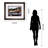Sunshine Harbor Wall Art - 34" x 40" - Brown Frame