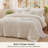 Bedsure Tufted Boho Twin Comforter Set – 2-Piece Beige Shabby Bedding，Farmhouse Jacquard Bed Set with Embroidery, All-Season Softness for Cozy Bedrooms & Boho-Chic Gifts-105490875-105490879