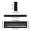 Adjustable flame Electric Fireplace-1972976664