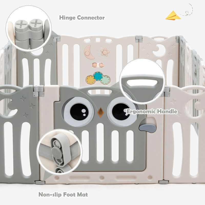 Safety Gate, White/Gray