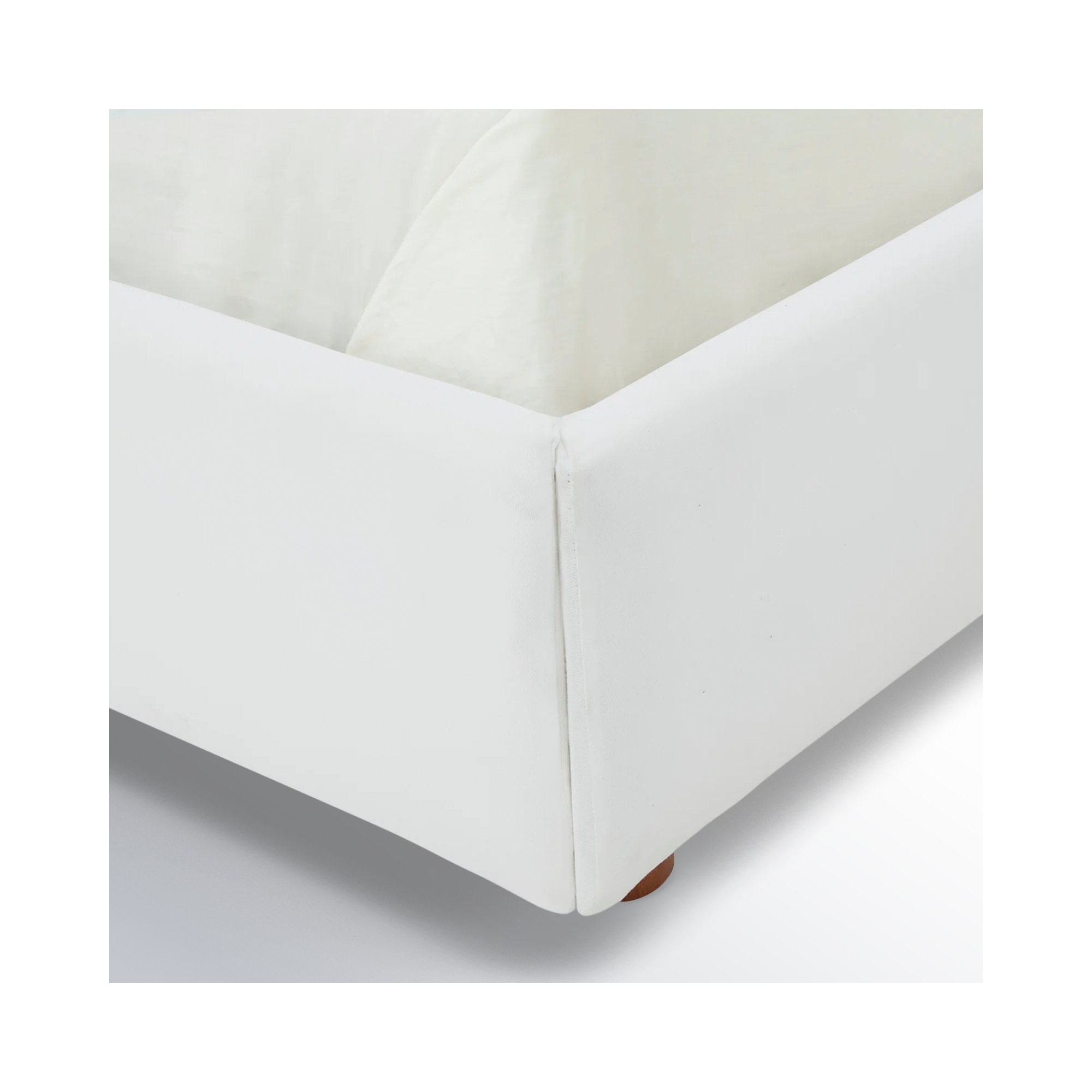 Callahan Upholstered Bed, Ivory Boucle, King