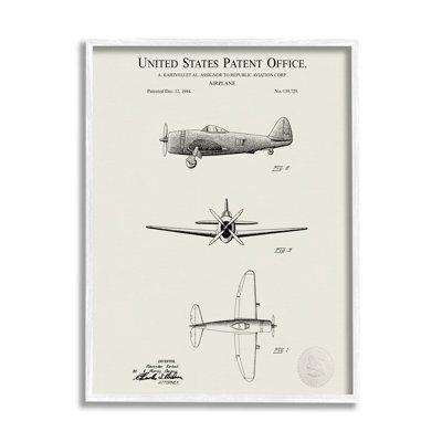 " Historic Aircraft Patent Diagram " by Karl Hronek