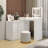 Thorn Makeup Vanity with Flip-Top Mirror, LED Lights & Drawers-148522209