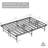 Marple 12 Inch Heavy Duty Folding Metal Platform Bed Frame, Sturdy Steel Mattress Foundation-545865511