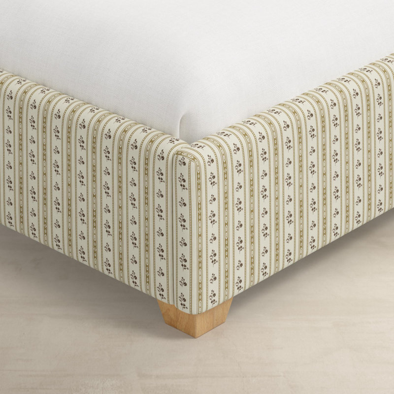 Upholstered Bed, Twin, Dijon 