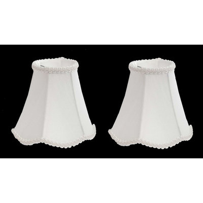 5'' H x 6'' W Silk Bell Candelabra Shade