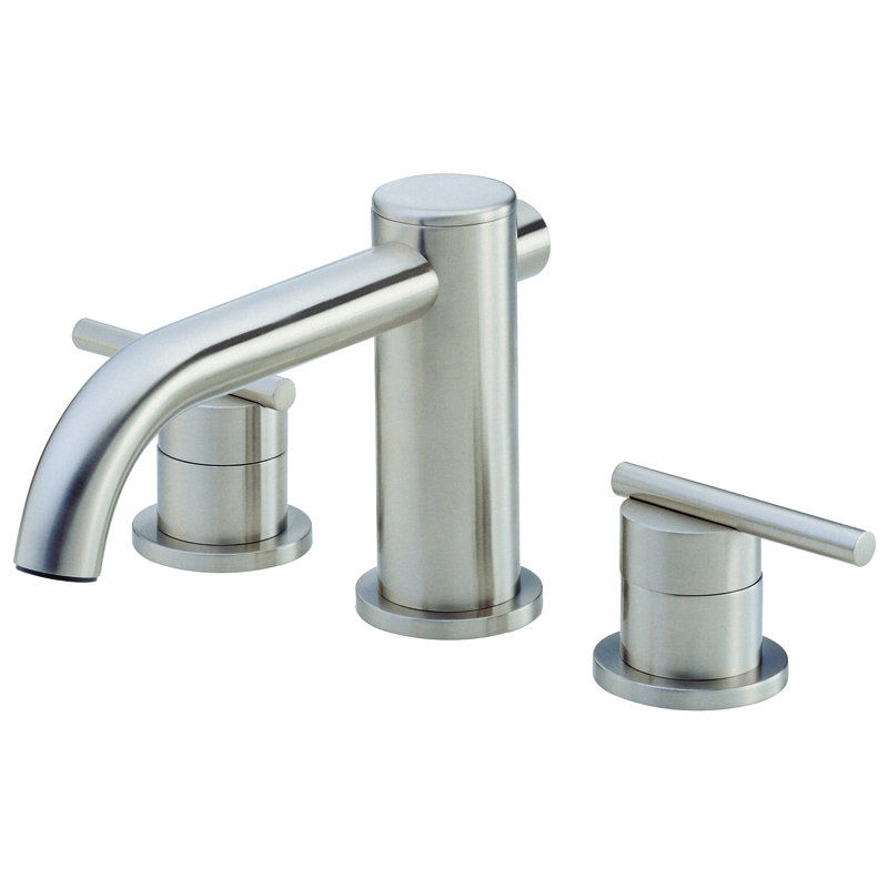 Parma Double Handle Deck Mounted Roman Tub Faucet Trim, Brushed Nickel
