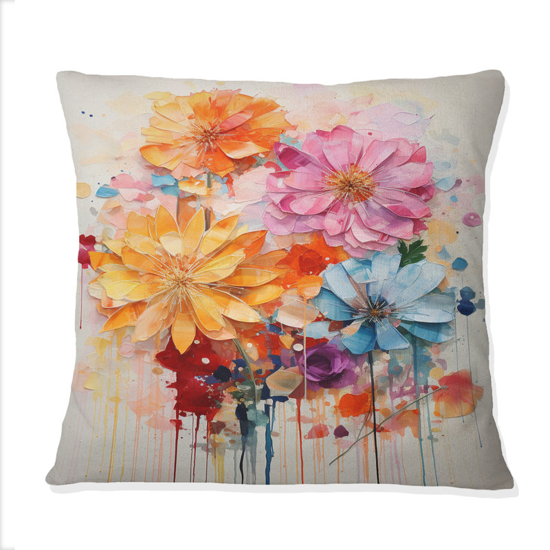 Coussin Collage Kaleidoscope I - Abstract Collages