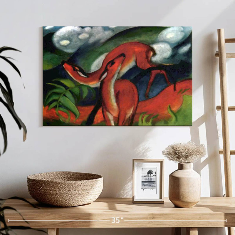 Brampt Red Deer II 1912, 16" H x 24" W