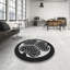 Tapis noir/gris tissé à la machine-177662198