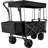 VEVOR Extra Large Collapsible Garden Cart with Removable Canopy in Red Colour-101231246