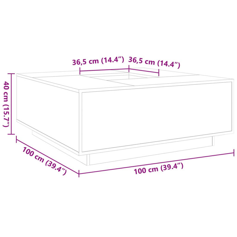 Anotidashe Coffee Table, White
