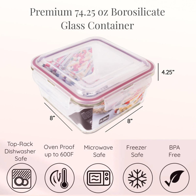 Contenant alimentaire en verre Damondre