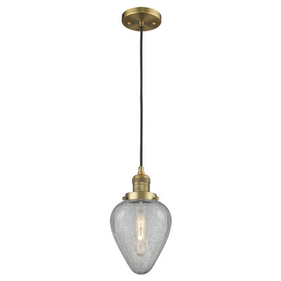 Luminaire suspendu géométrique 1 lumière Shauna