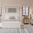 Modern Queen Size Canopy Platform Bed-1259087652