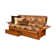 Johnte Full 80" Futon Frame and Mattress with Drawer set