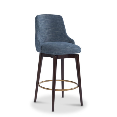 Zoe Swivel Upholstered Stool