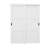 Manufactured Wood Paneled with Installation Hardware Kit Sliding Closet Doors-103180548