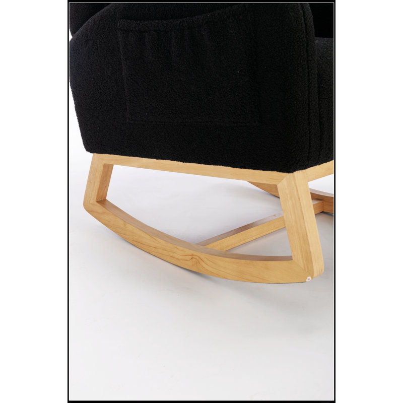 Chaise berçante en tissu 049-Teddy