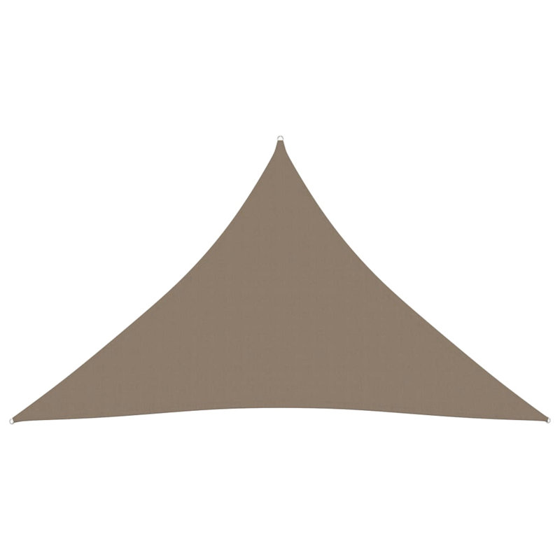 Bekke Triangular Shade Sail, 4m x 5m x 5m, Brown