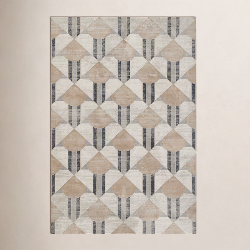 Solage Geometric Indoor Rug, Rectangle 1'10" x 2'10"