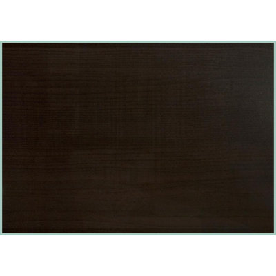Table basse rétro espresso avec pieds en X dorés, compacte pour le salon / la chambre à coucher, rangement de tiroir intégré