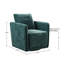 Chaise d'appoint pivotante moderne, mouvement à 360 degrés, chic pour la maison, confortable, design