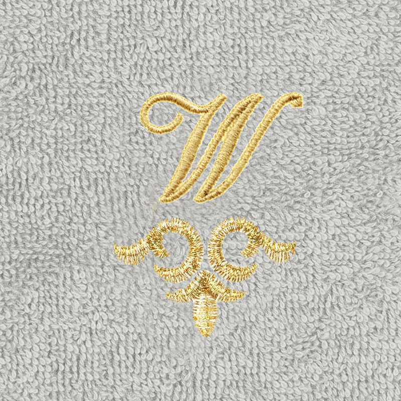 Ensemble de serviettes 100% lin Linica, W, Gris clair, Paquet de 2 débarbouillettes