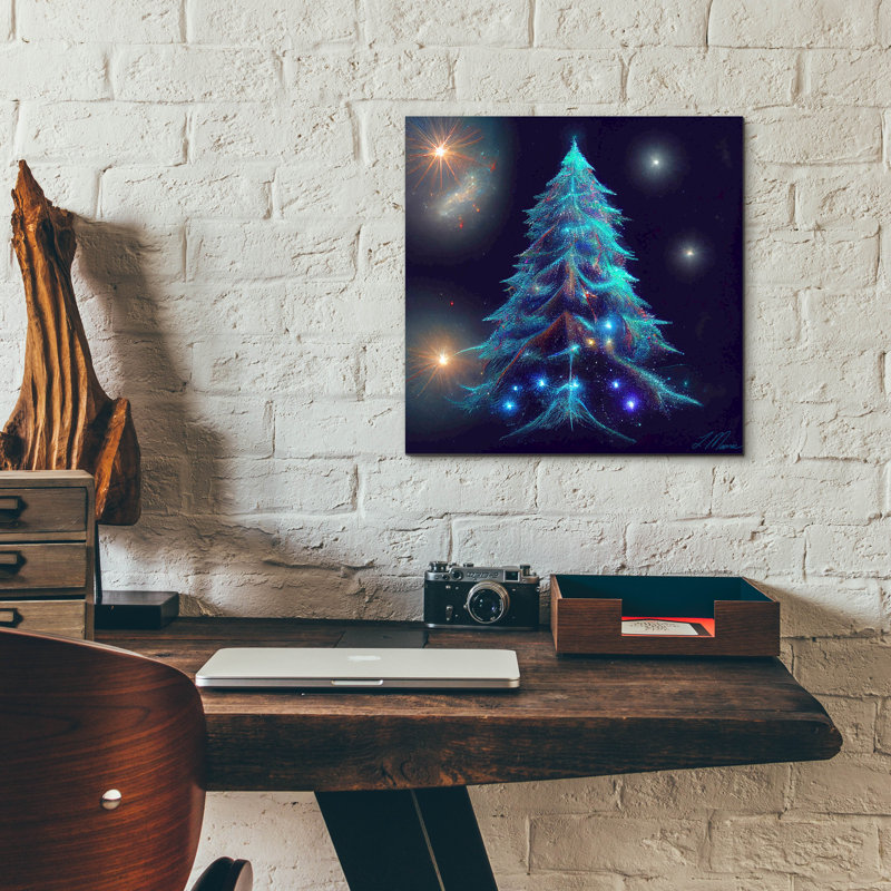 «Christmas Tree 6» par Tanya Mavric, H 12 po x l 12 po x P 0,13 po