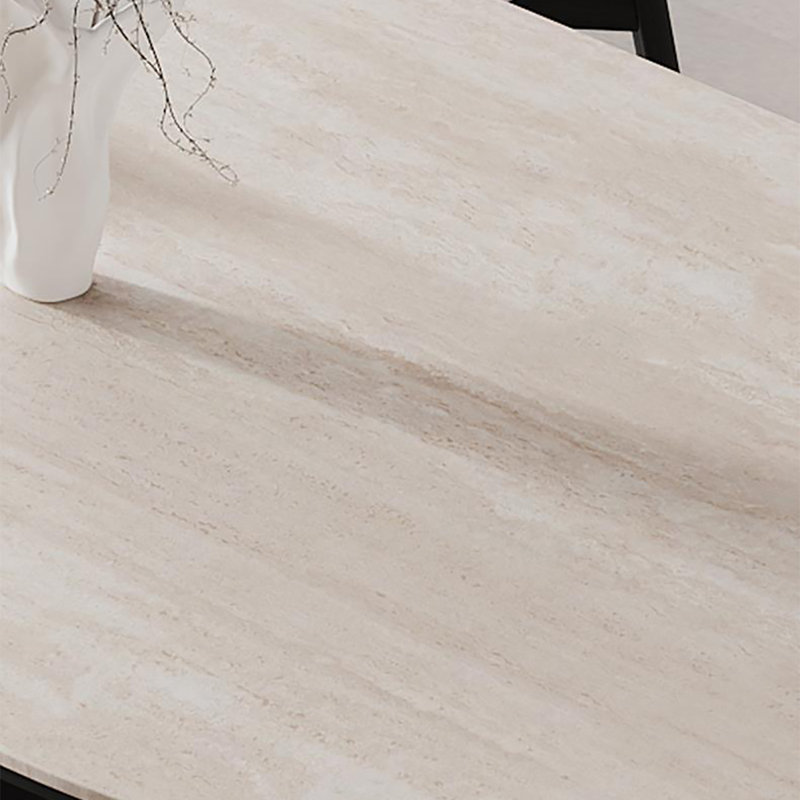 Table de salle à manger Modern Italian RockSlab, 7, H 29,5 po x L 55,1 po x l 31,5 po