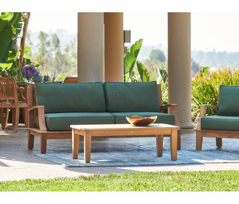Grande Patio Sofa with Sunbrella Cushions, Sunbrella® Play Cameo
