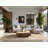 Soft Plush Feemster Thanksgiving Modern & Contemporary Abstract Area Rug in Beige – Beige Binding-1420214972