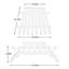Grille de foyer en fonte robuste et support à bûches - Support à bois de chauffage pour foyer intérieur et foyer extérieur