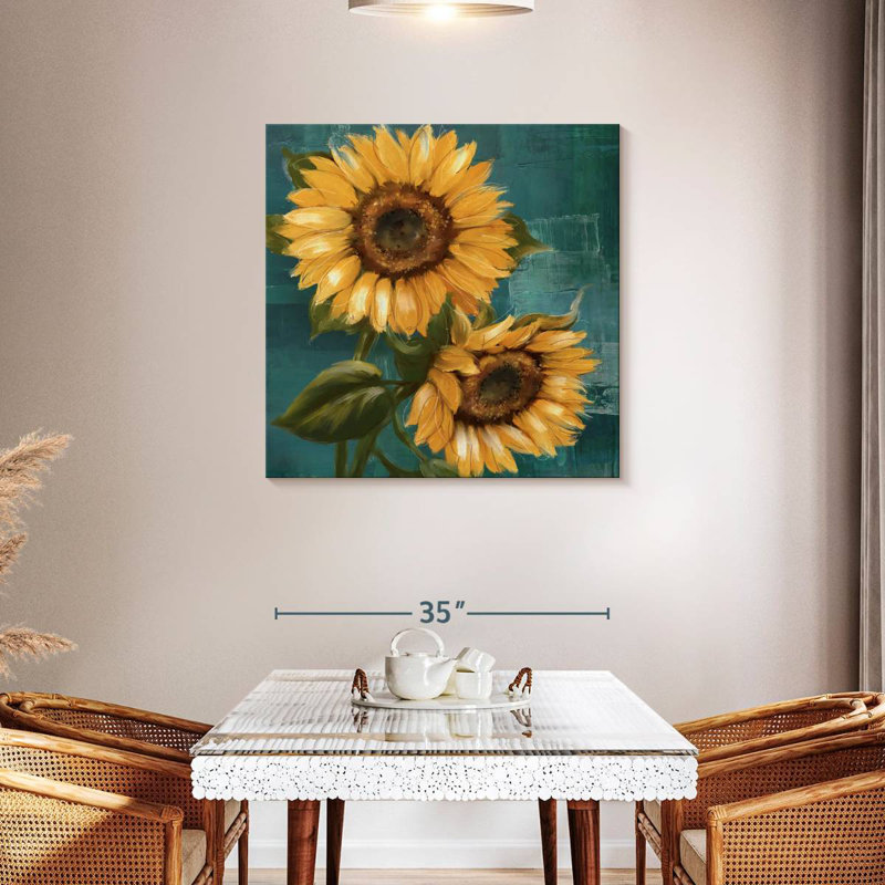 Harnek Summery Sunflower II, 36" H x 36" W