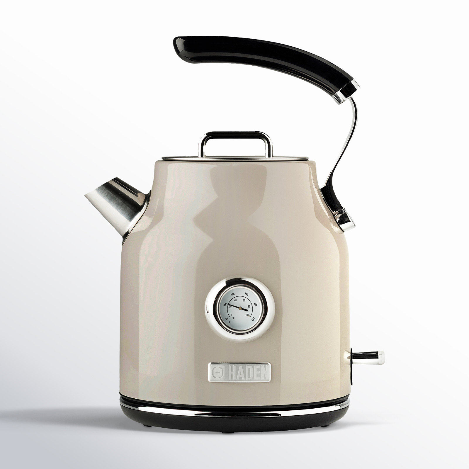 Haden Dorset Stainless Steel Electric Kettle, Putty Beige