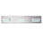 3-Lamp Chromium Acrylic LED Vanity Light
