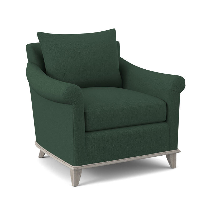 Drake Armchair, Maya Cyan, Bisque