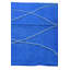 Tapis bleu 4 pi x 6 pi
