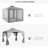Outsunny 9.6' X 11.6' Patio Gazebo, Outdoor Canopy Shelter With 2-Tier Roof And Netting, Steel Frame For Garden, Lawn, Backyard, And Deck, Gray-124670211-124670213