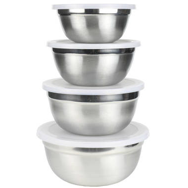 NU Steel German Stainless Steel Mixing Bowl Set & Reviews