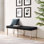 Banc en cuir capitonné Loft