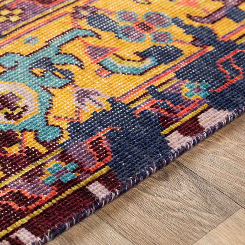 Festival Wool Oriental Area Rug, Rectangle 9' x 13'